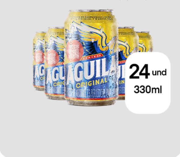 Cerveza Aguila Original 330 ml